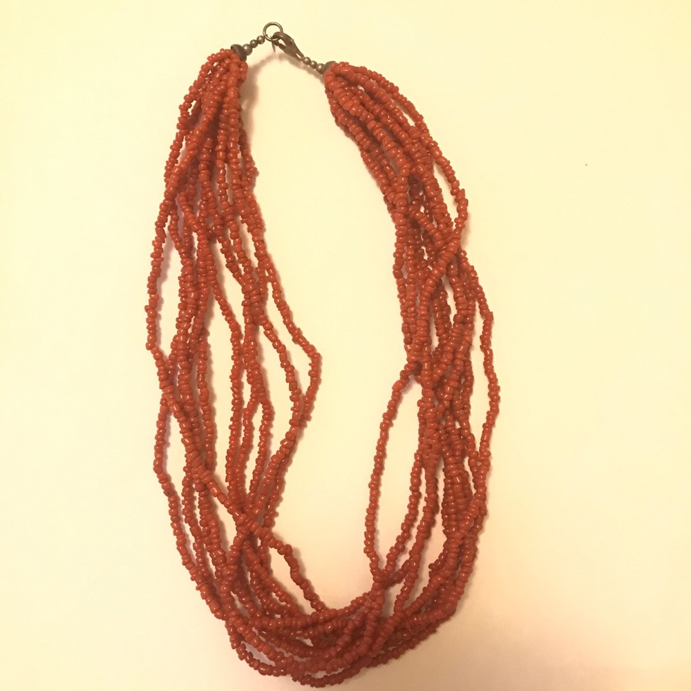 Slipada Red/Coral Necklace